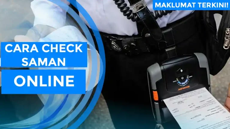 Cara Check Saman Online