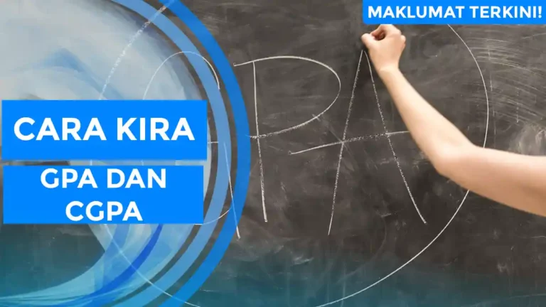Cara Kira GPA dan CGPA