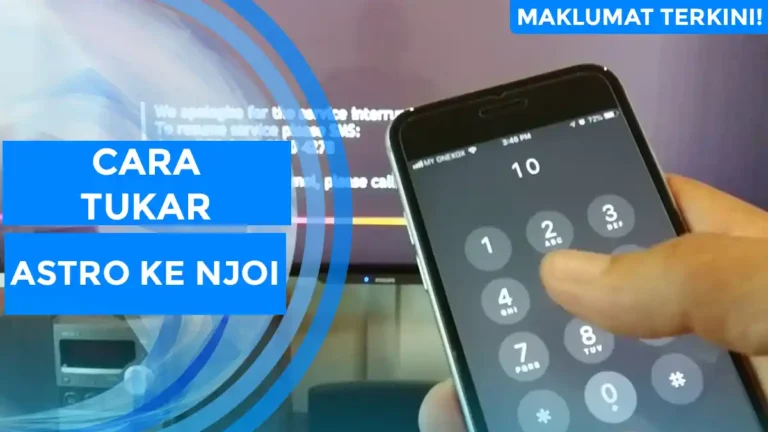 Cara Tukar Astro Ke NJOI