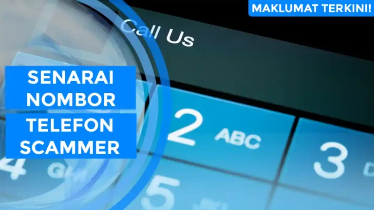 Senarai Nombor Telefon Scammer