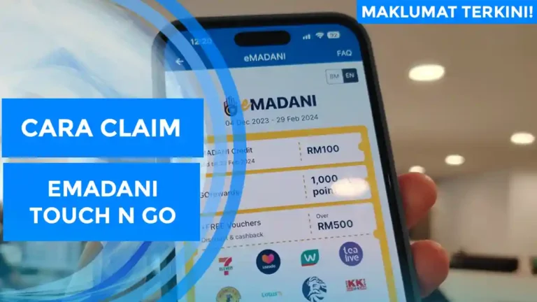 Cara Claim eMadani Touch n Go