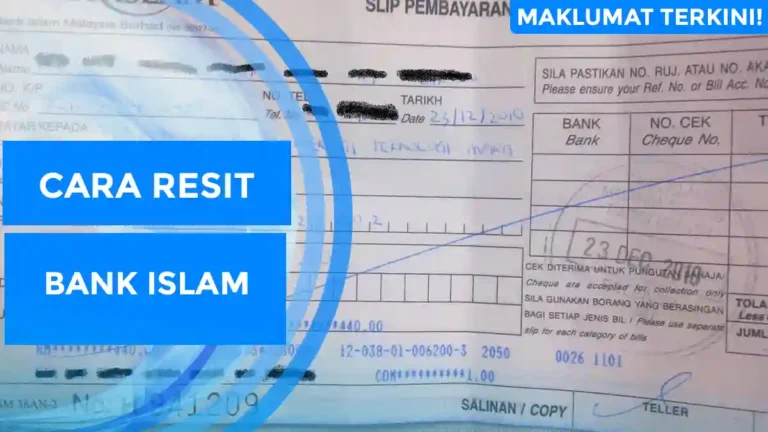 Cara Resit Bank Islam
