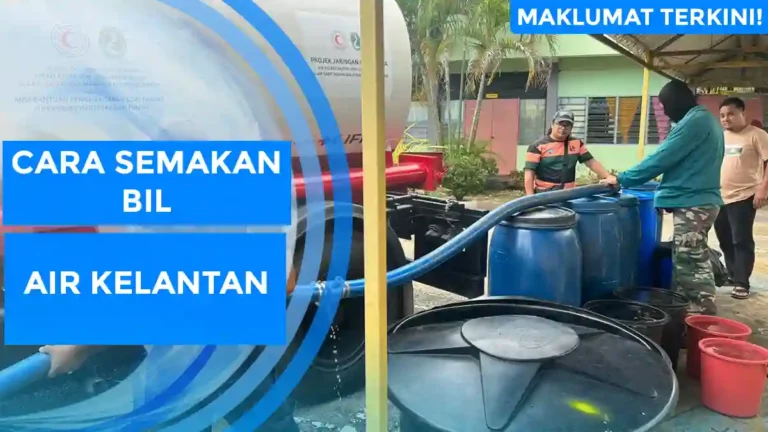 Cara Semakan Bil Air Kelantan Online Mudah