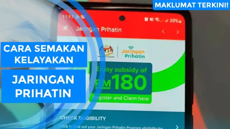Cara Semakan Kelayakan Jaringan Prihatin