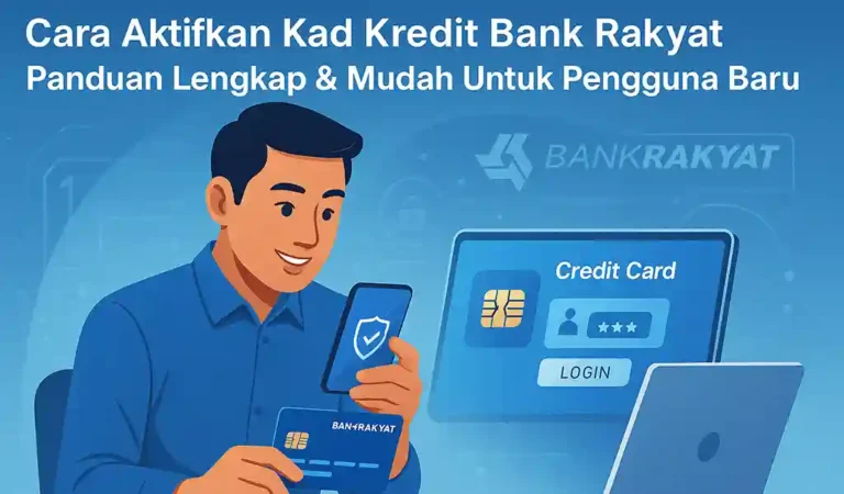 Cara Aktifkan Kad Kredit Bank Rakyat