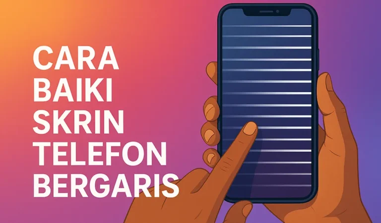 Cara Baiki Skrin Telefon Bergaris dan Punca
