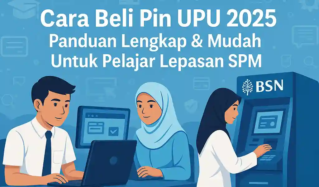 Cara Beli Pin UPU Untuk Pelajar Lepasan SPM