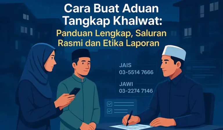 Cara Buat Aduan Tangkap Khalwat