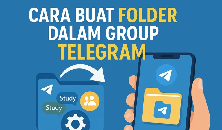Cara Buat Folder Dalam Group Telegram