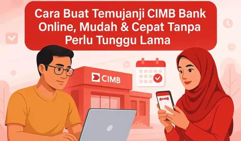 Cara Buat Temujanji CIMB Bank Online Mudah & Cepat