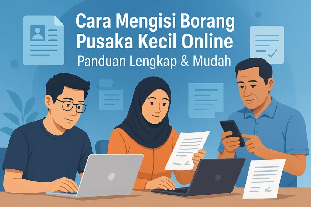 Cara Mengisi Borang Pusaka Kecil Online