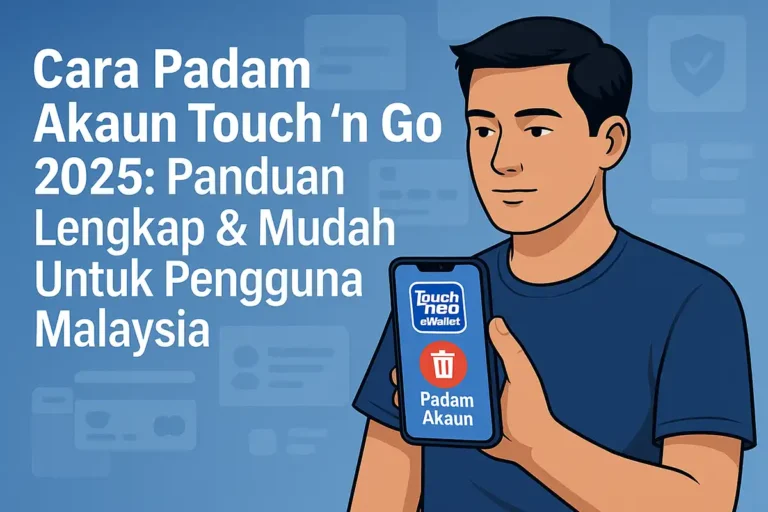 Cara Padam Akaun Touch n Go 2025