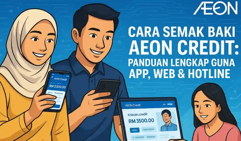 Cara Semak Baki AEON Credit