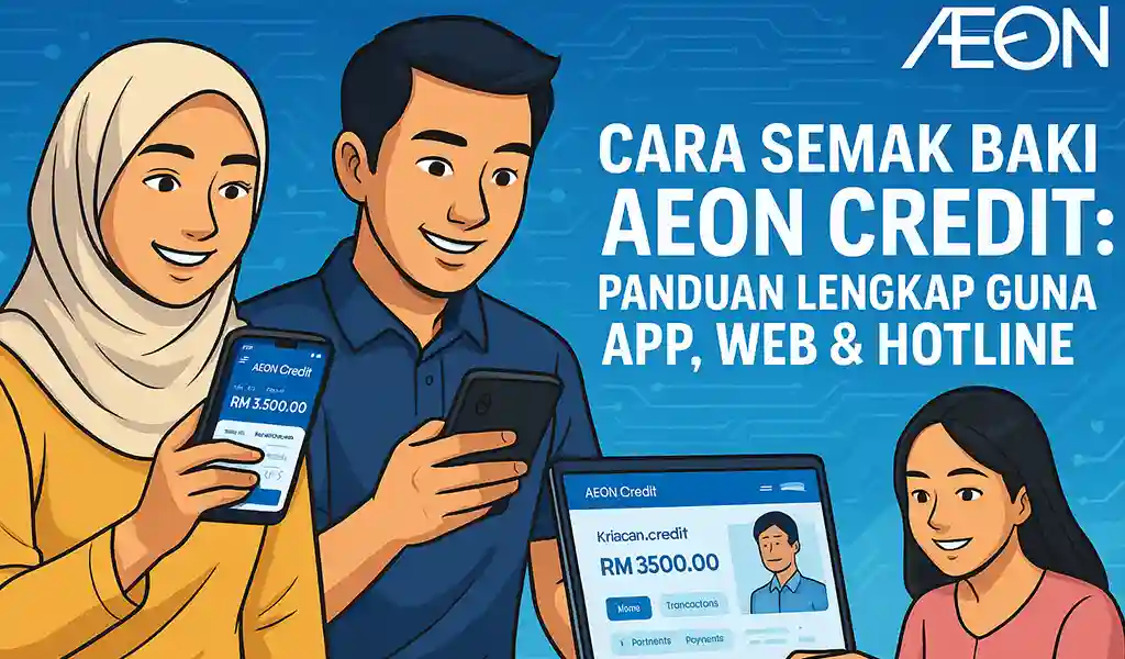 Cara Semak Baki AEON Credit