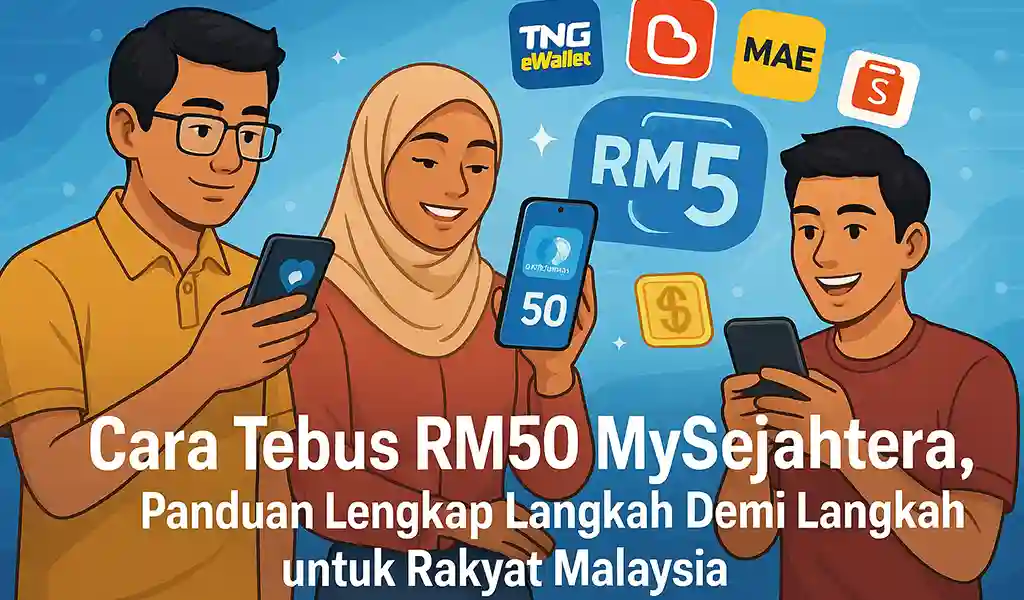 Cara Tebus RM50 MySejahtera
