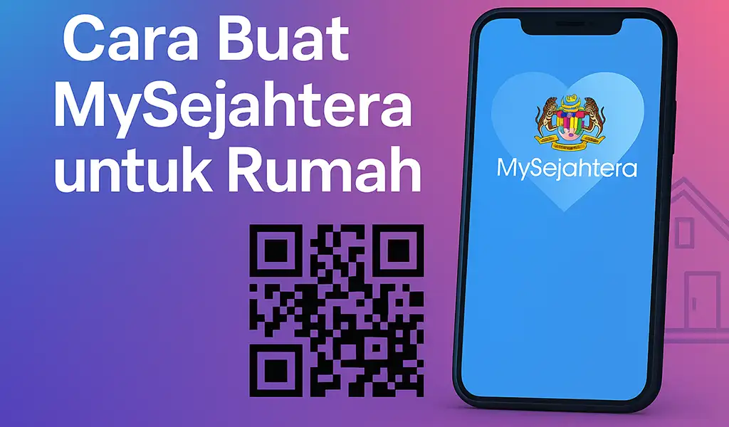 Cara Buat MySejahtera untuk Rumah Kod QR Majlis